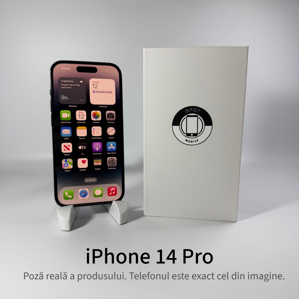 iPhone 14 Pro 128GB Black Grad B – Second Hand - GARANȚIE 2 ANI [2]