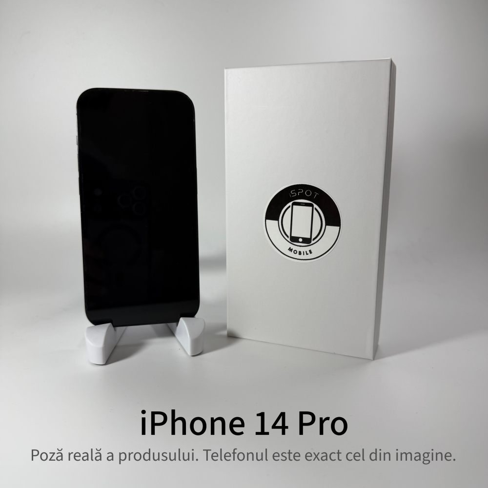 iPhone 14 Pro 256GB Black Grad A • Second Hand • GARANȚIE 2 ANI [3]