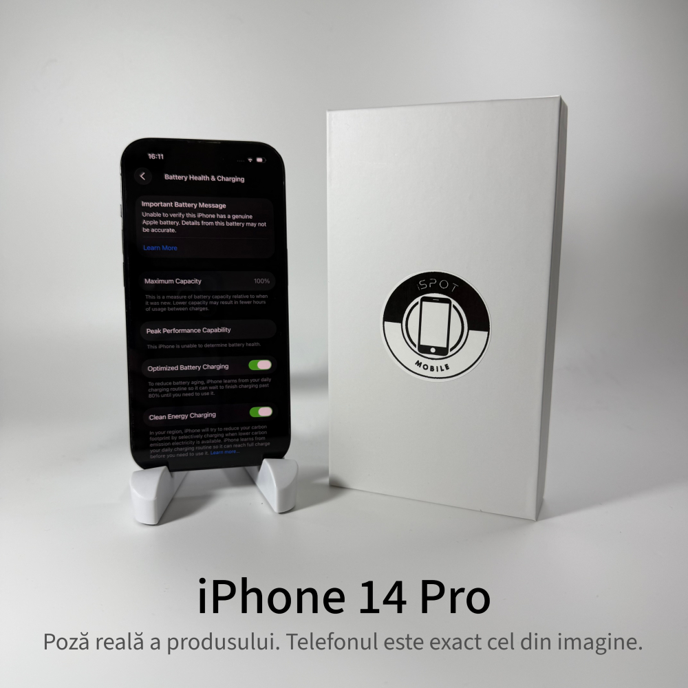 iPhone 14 Pro 256GB Black Grad A • Second Hand • GARANȚIE 2 ANI [5]