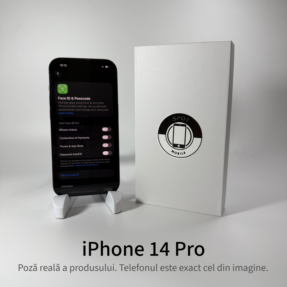 iPhone 14 Pro 256GB Black Grad A • Second Hand • GARANȚIE 2 ANI [4]