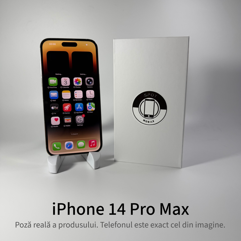 iPhone 14 Pro Max 128GB Gold Grad A- • Second Hand • GARANȚIE 2 ANI [2]