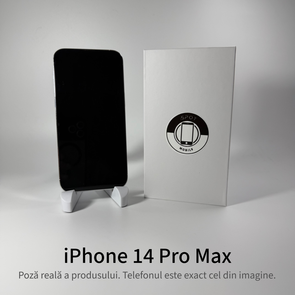 iPhone 14 Pro Max 256GB Silver Grad A- • Second Hand • GARANȚIE 2 ANI [3]