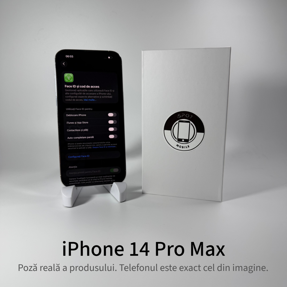 iPhone 14 Pro Max 256GB Silver Grad A- • Second Hand • GARANȚIE 2 ANI [4]