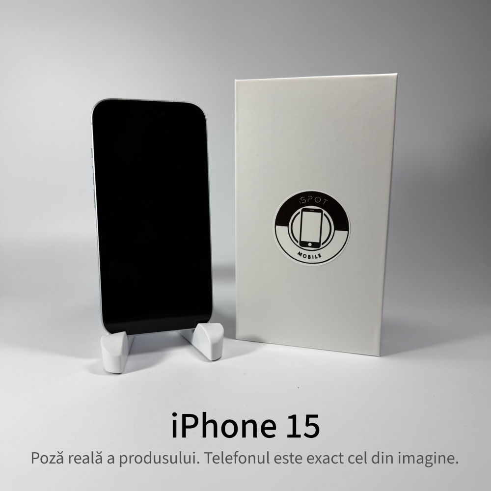 iPhone 15 128GB Blue Grad A • Second Hand • GARANȚIE 2 ANI [3]