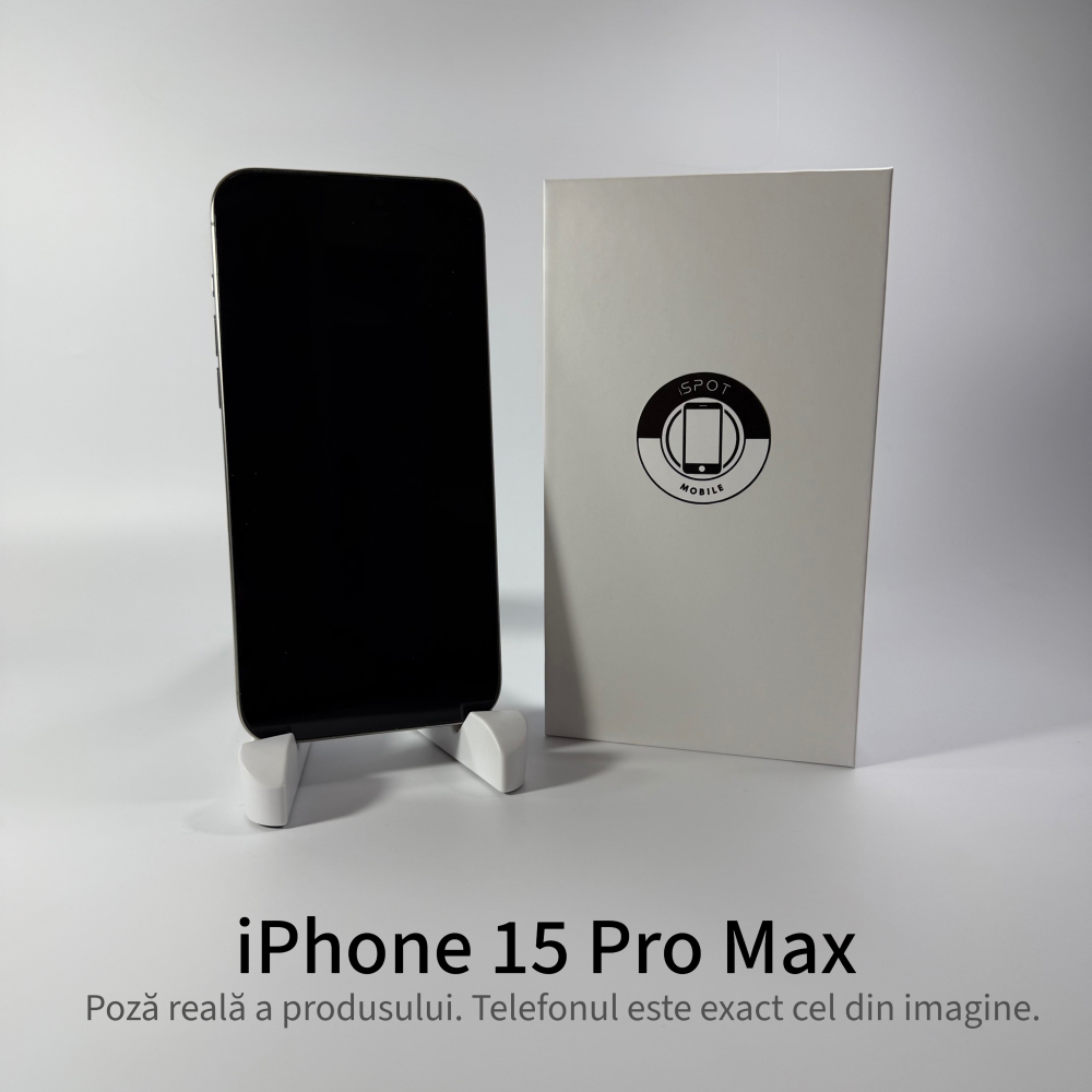 iPhone 15 Pro Max 256GB Natural Grad A – Second Hand – GARANȚIE 2 ANI [3]