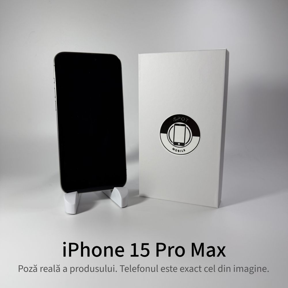 iPhone 15 Pro Max 256GB Natural Grad A • Second Hand • GARANȚIE 2 ANI [3]