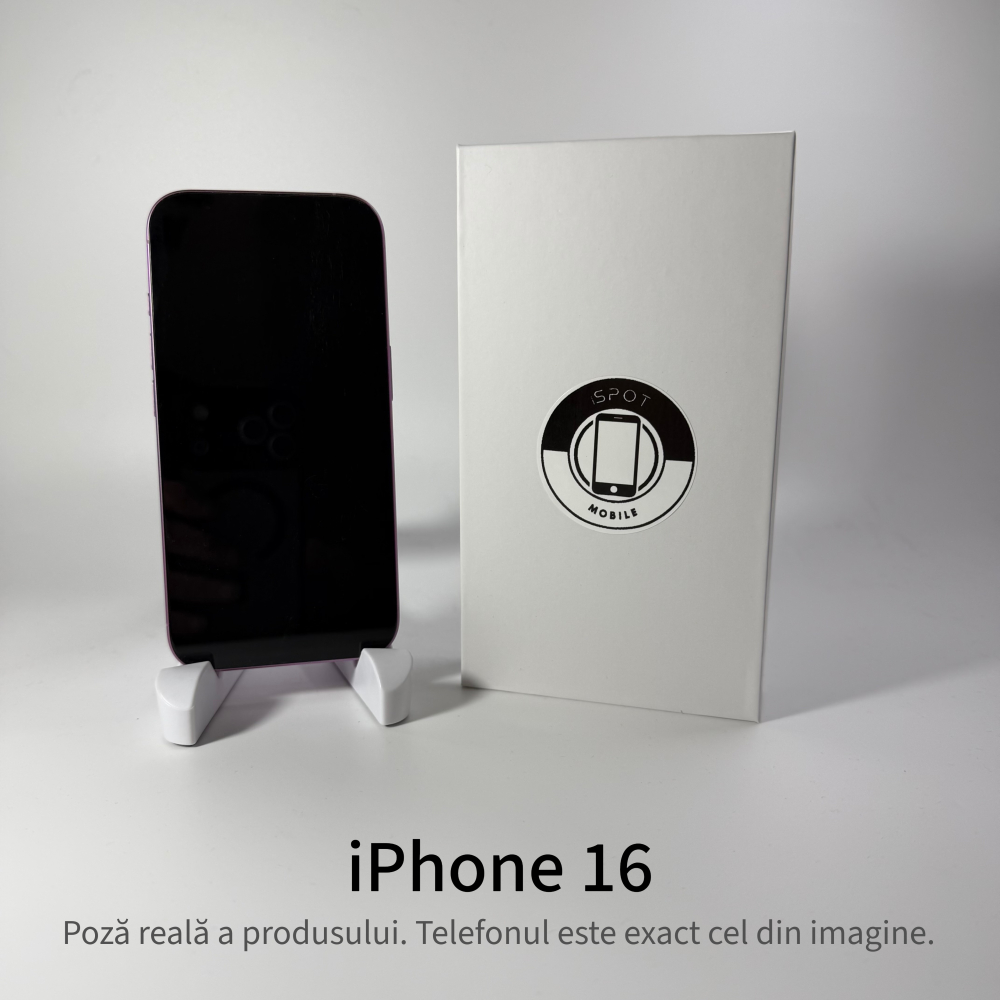 iPhone 16 128GB Pink Grad A • Second Hand • GARANȚIE 2 ANI [3]
