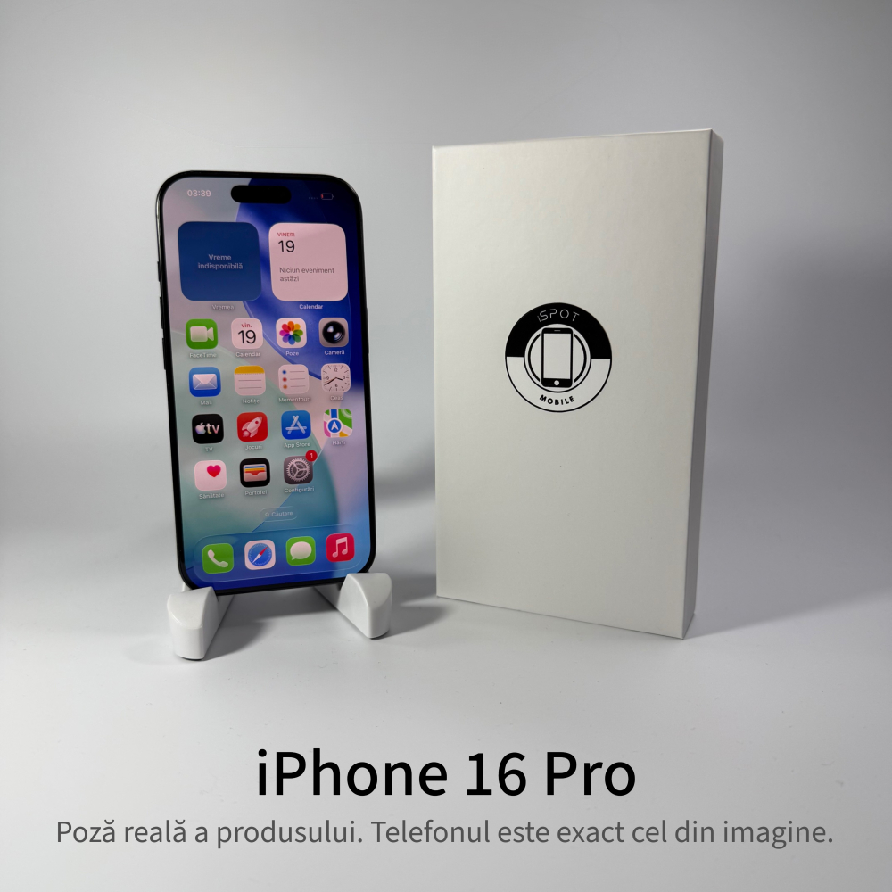 iPhone 16 Pro 128GB Black Titanium Grad A - Second Hand - GARANTIE 2 ANI [2]