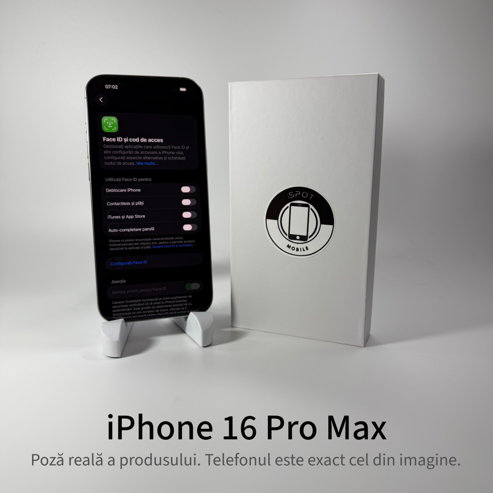 iPhone 16 Pro Max 256GB Natural Grad A • Second Hand • GARANȚIE 2 ANI [5]