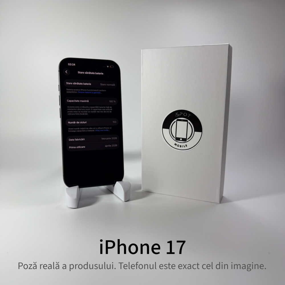 iPhone 17 256GB Black Grad A+ • Second Hand • GARANȚIE 2 ANI [3]