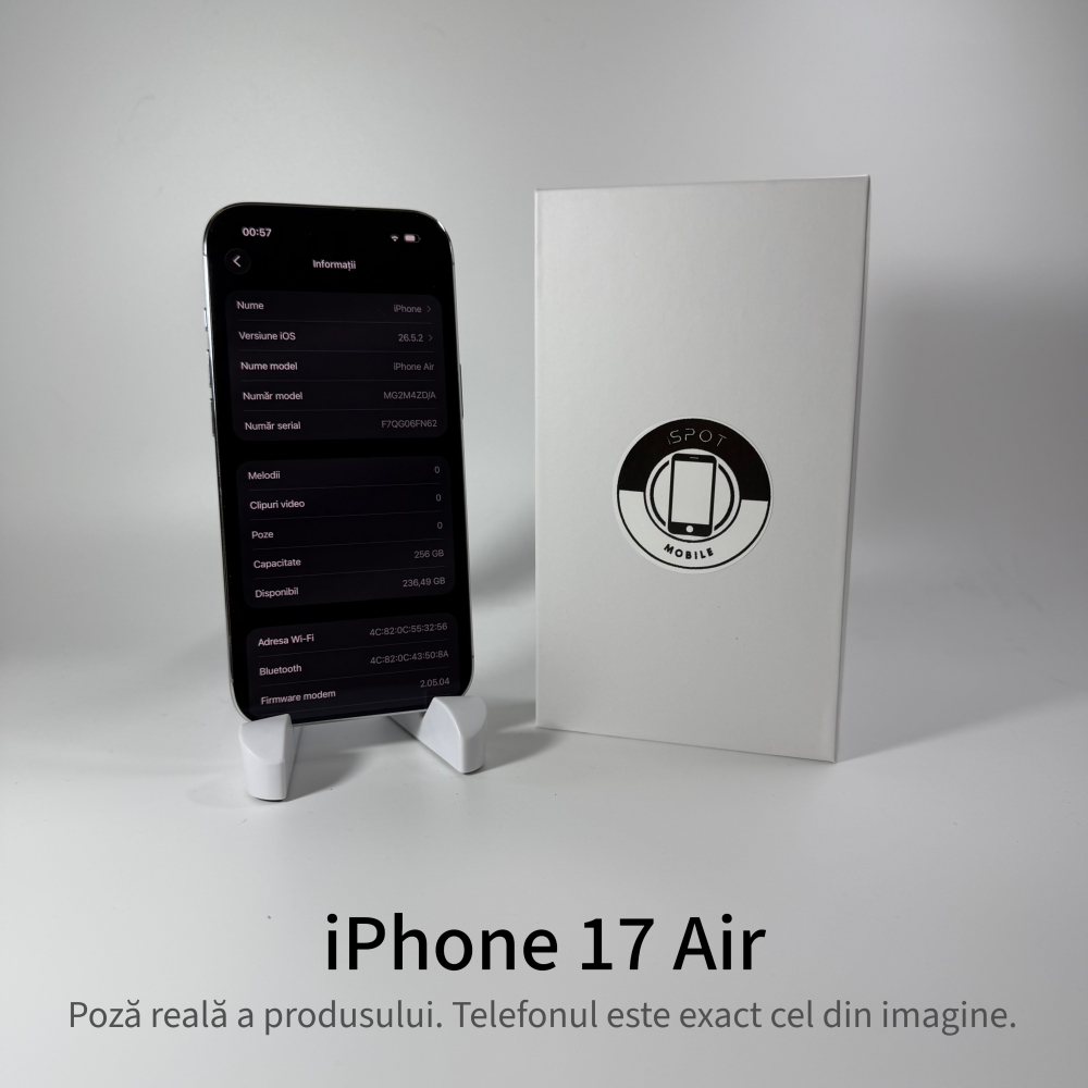 iPhone 17 Air 256GB White Grad A+ • Second Hand • GARANȚIE 2 ANI [5]