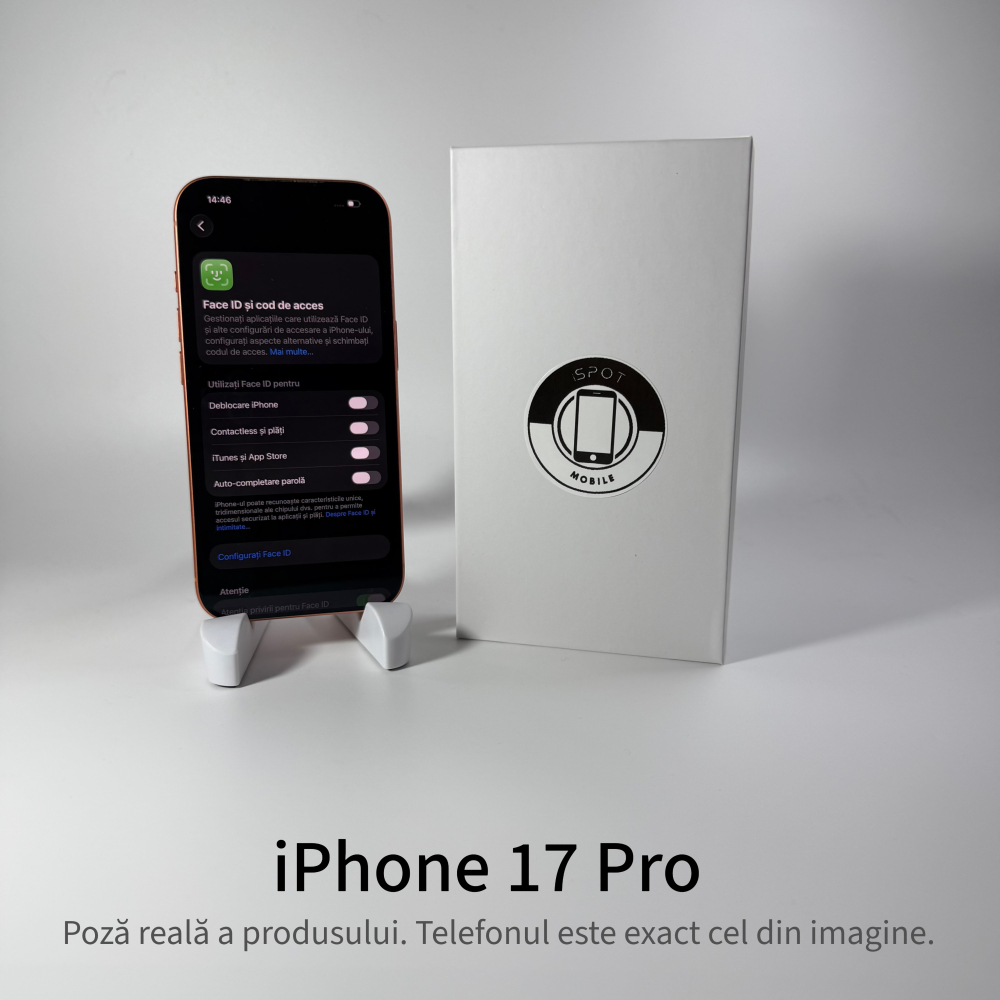 iPhone 17 Pro 256GB 12GB RAM Orange Grad A- • Second Hand • GARANȚIE 2 ANI [4]