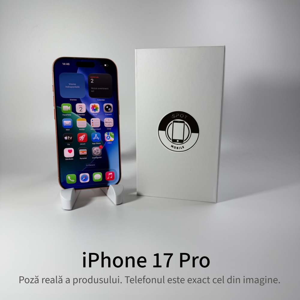 iPhone 17 Pro 256GB 12GB RAM Orange Grad A- • Second Hand • GARANȚIE 2 ANI [2]