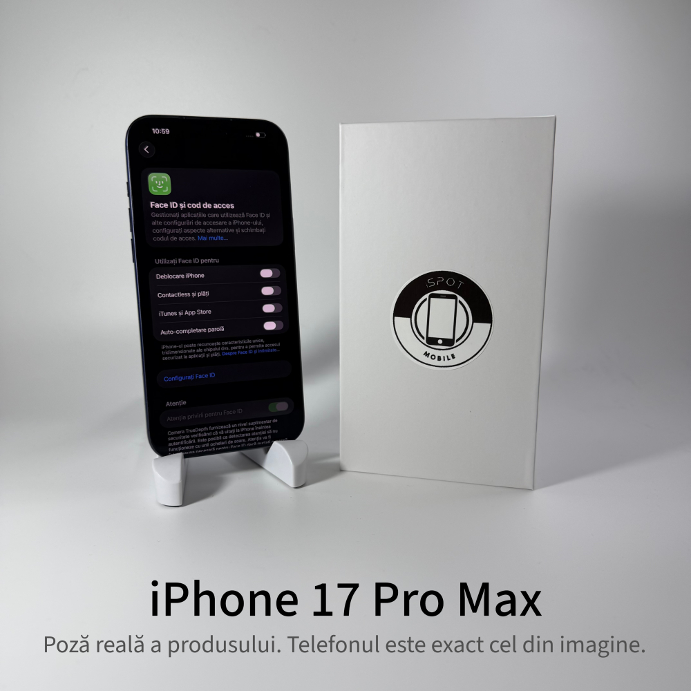iPhone 17 Pro Max 256GB 12GB RAM Blue Grad A- • Second Hand • GARANȚIE 2 ANI [4]