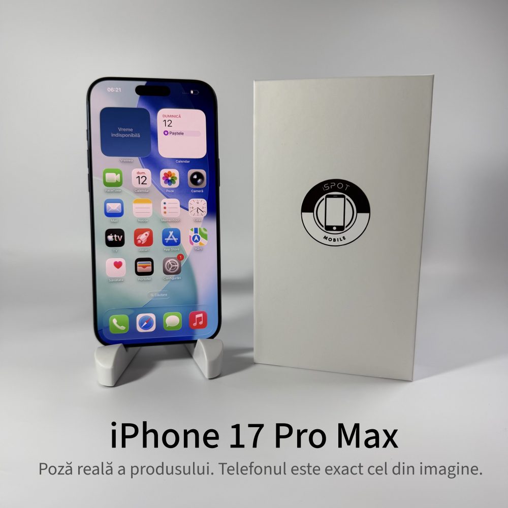 iPhone 17 Pro Max 256GB Blue Grad A+ – Second Hand - GARANȚIE 2 ANI [2]