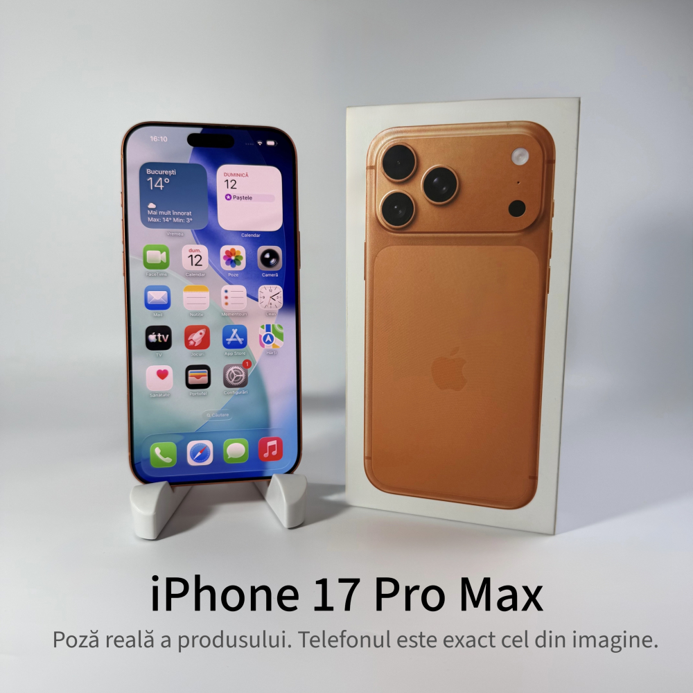 iPhone 17 Pro Max 256GB Orange Grad A+ – Second Hand - GARANȚIE 2 ANI [2]