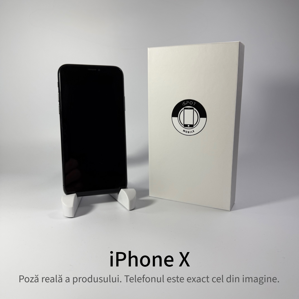 iPhone X 64GB Space Gray Grad B - Second Hand - GARANTIE 2 ANI [4]