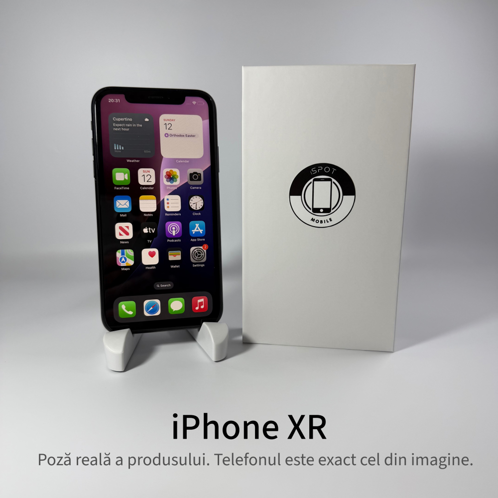 iPhone XR 64GB Black Grad A – Second Hand - GARANȚIE 2 ANI [2]