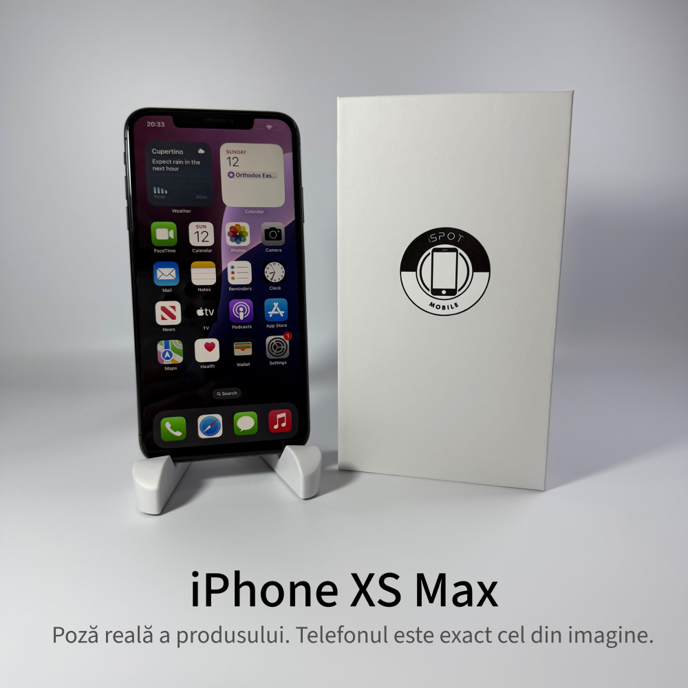 iPhone XS Max 64GB Space Gray Grad A – Second Hand - GARANȚIE 2 ANI [2]