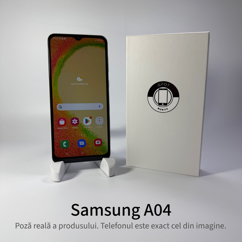 Samsung Galaxy A04 32GB  White Grad A - Second Hand - GARANTIE 2 ANI [2]