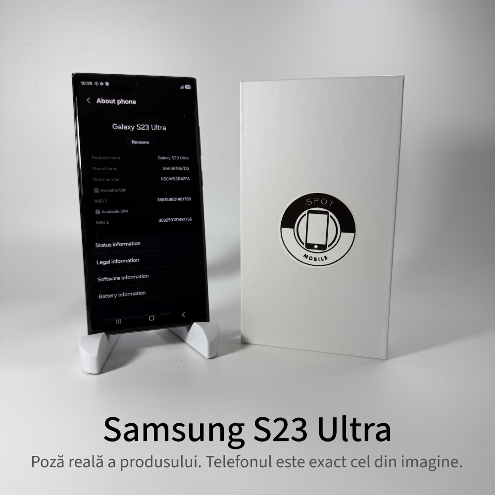 Samsung Galaxy S23 Ultra 512GB 12GB RAM Black Grad A- • Second Hand • GARANȚIE 2 ANI [5]