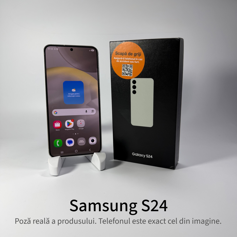 Samsung Galaxy S24 256GB Gray Grad A • Second Hand • GARANȚIE 2 ANI [2]