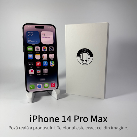 iPhone 14 Pro Max 256GB Space Black Grad A - Second Hand - GARANTIE 2 ANI [1]