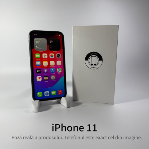 iPhone 11 64GB Black Grad A – Second Hand – GARANȚIE 2 ANI - [1]