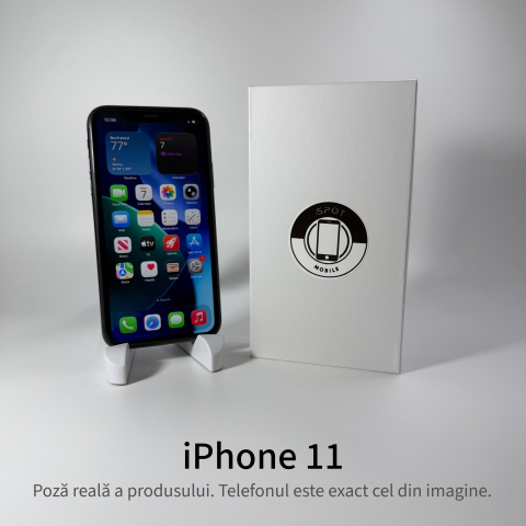 iPhone 11 64GB Black Grad A- • Second Hand • GARANȚIE 2 ANI [2]