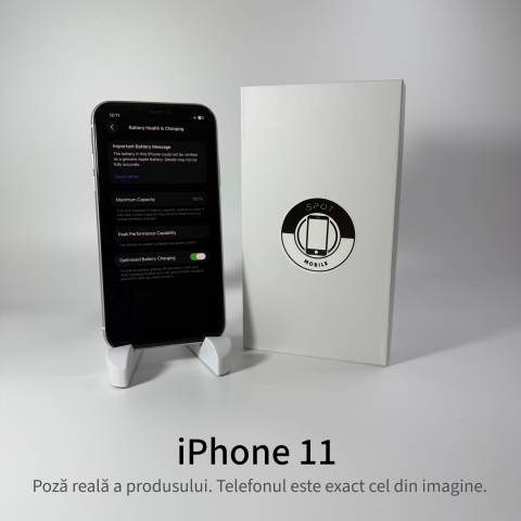 iPhone 11 64GB White Grad A • Second Hand • GARANȚIE 2 ANI [4]