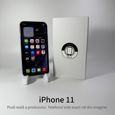 iPhone 11 64GB White Grad A • Second Hand • GARANȚIE 2 ANI [1]