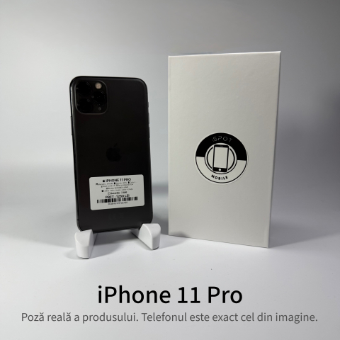 Telefoane - iPhone 11 Pro 64GB Gray Grad A • Second Hand • GARANȚIE 2 ANI
