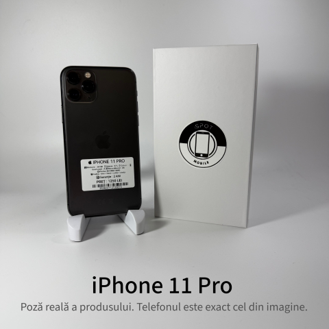 iPhone - iPhone 11 Pro 64GB Gray Grad A • Second Hand • GARANȚIE 2 ANI