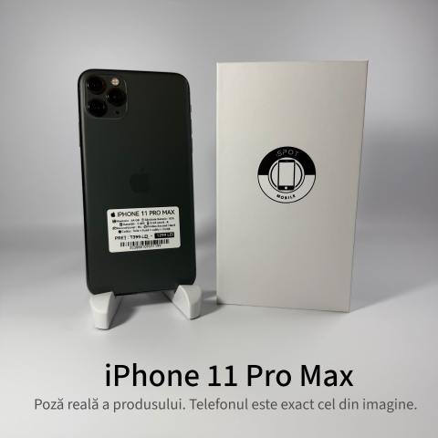 iPhone - iPhone 11 Pro Max 64GB Space Gray Grad B – Second Hand - GARANȚIE 2 ANI