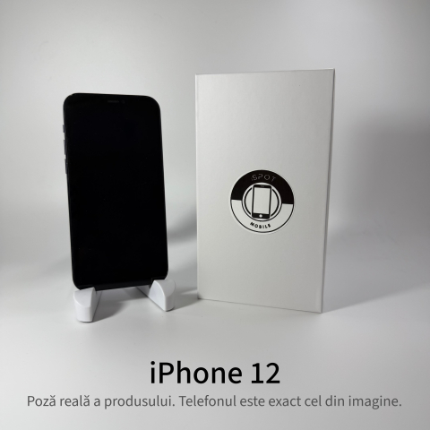 iPhone 12 128GB Black Grad A- • Second Hand • GARANȚIE 2 ANI [1]