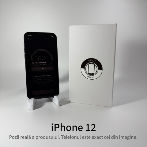 iPhone 12 128GB Black Grad A- • Second Hand • GARANȚIE 2 ANI [4]