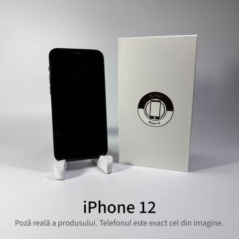 iPhone 12 64GB Black Grad A • Second Hand • GARANȚIE 2 ANI [2]