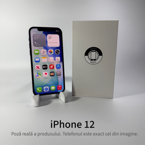 iPhone 12 64GB Blue Grad A – Second Hand – GARANȚIE 2 ANI [1]