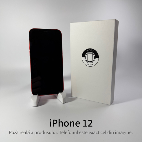iPhone 12 64GB Red Grad A – Second Hand – GARANȚIE 2 ANI [2]
