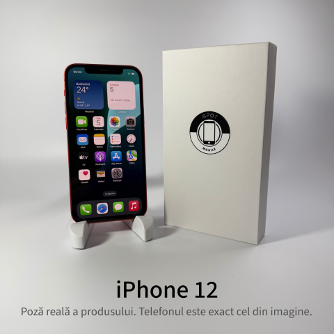 iPhone 12 64GB Red Grad A – Second Hand – GARANȚIE 2 ANI [1]