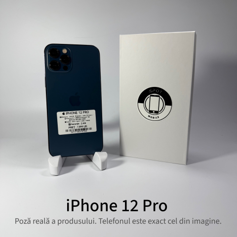 iPhone - iPhone 12 Pro 128GB Blue Grad A • Second Hand • GARANȚIE 2 ANI