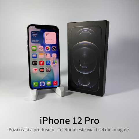 iPhone 12 Pro 128GB Graphite Grad A  - Second Hand - GARANTIE 2 ANI [1]