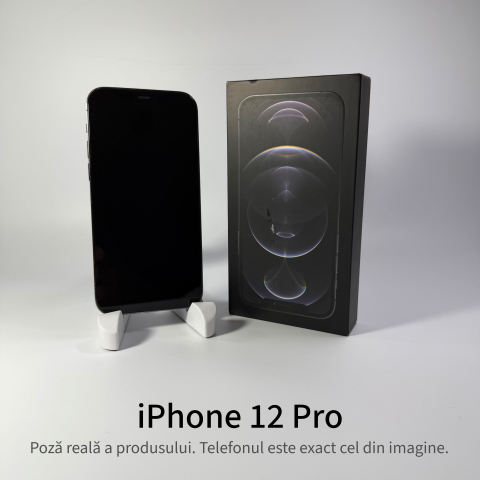 iPhone 12 Pro 128GB Graphite Grad A  - Second Hand - GARANTIE 2 ANI [3]