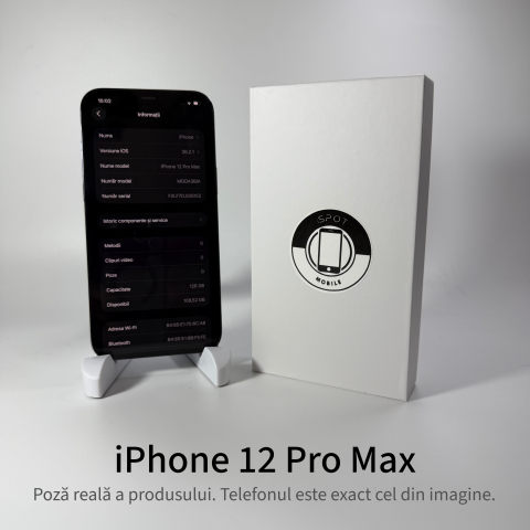 iPhone 12 Pro Max 128GB Blue Grad A • Second Hand • GARANȚIE 2 ANI [4]
