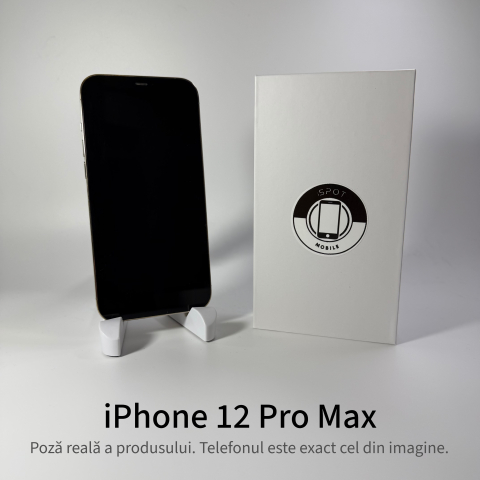 iPhone 12 Pro Max 128GB Gold Grad A • Second Hand • GARANȚIE 2 ANI [2]