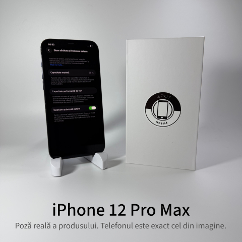 iPhone 12 Pro Max 256GB Blue Grad A • Second Hand • GARANȚIE 2 ANI [4]