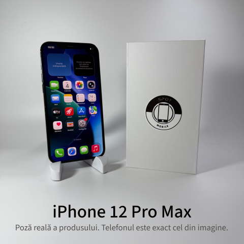 iPhone 12 Pro Max 256GB Blue Grad A • Second Hand • GARANȚIE 2 ANI [1]