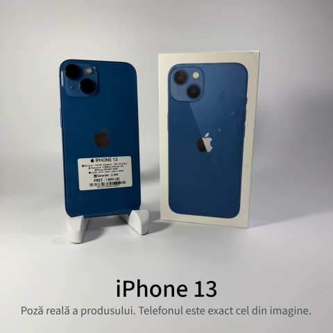 iPhone - iPhone 13 128GB Blue Grad A - Second Hand - GARANTIE 2 ANI