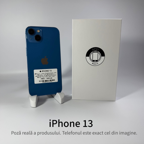 iPhone - iPhone 13 128GB Blue Grad A – Second Hand  - GARANȚIE 2 ANI