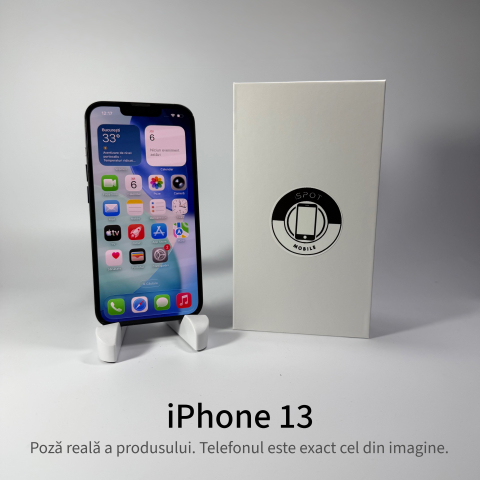 iPhone 13 128GB Midnight Grad A- • Second Hand • GARANȚIE 2 ANI [1]